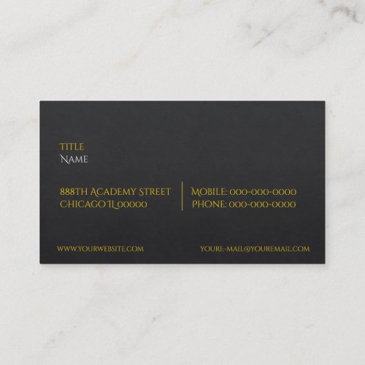 Kendoka Visitekaartje (Achterkant)