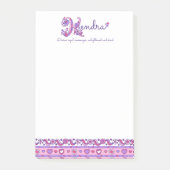 Kendra personaliseerde K-naam, wat betekent dat he Post-it® Notes (Voorkant)