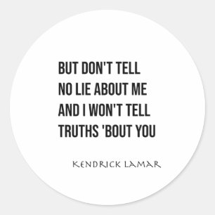 Kendrick Lamar - Euphoria (punchline) Sticker