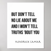 Kendrick Lamar - Euphoria (punchline) Sticker Poster (Voorkant)