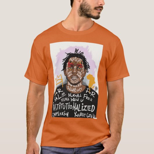 Kendrick Lamar gift T-shirt (Voorkant)