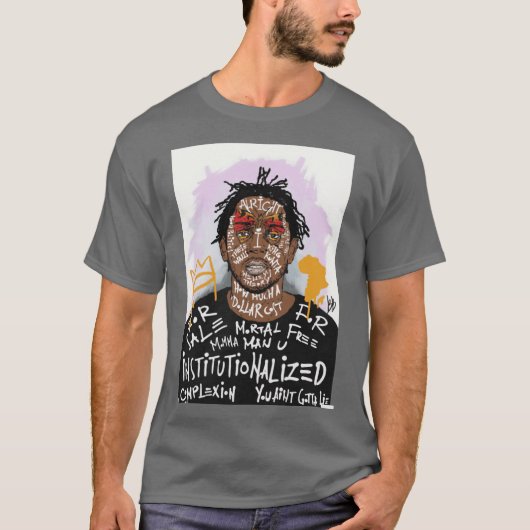 Kendrick Lamar retro T-shirt (Voorkant)