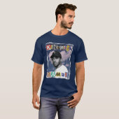 Kendrick Lamar Scrapbook Effect cadeau T-shirt (Voorkant volledig)