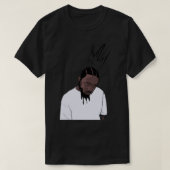 Kendrick Lamar Sticker T-shirt (Design voorkant)