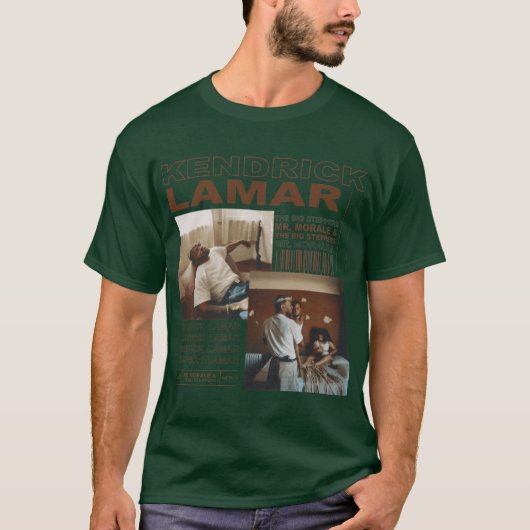 Kendrick Lamar Vintage retro T-shirt (Voorkant)