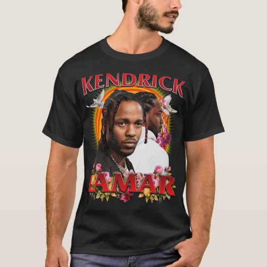 Kendricks Lamar vintage T-shirt (Voorkant)