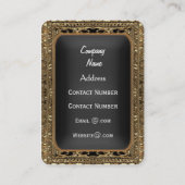 Kendylle Elegant Professional Round Visitekaartje (Achterkant)