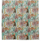 Kenguru Pattern Douchegordijn (Voorkant)