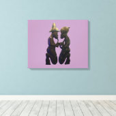 Kenia Africa Ethnic Tribal Wrapped Canvas (Insitu (Houten vloer))