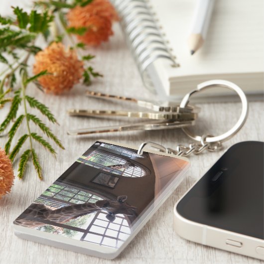 Kenia Africa Giraffes Sleutelhanger (Voorkant Rechts)