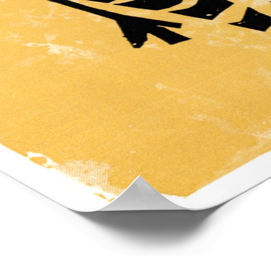 Kenia Africa Zebra Poster (Hoek)