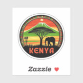 Kenia Afrika Sticker (Vel)