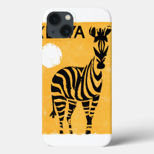 Kenia Afrika Vintage Reisposter Gerestaureerd Case-Mate iPhone Case