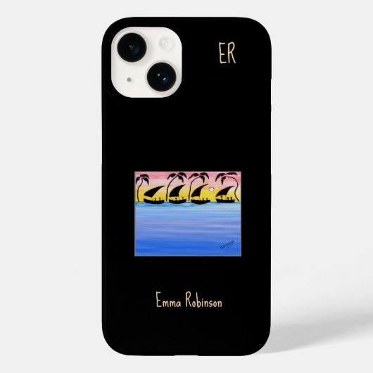 Kenia Afrikaanse kunst, Geweldige zonsondergang ze Case-Mate iPhone Case (Achterkant)
