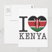 Kenia Briefkaart (Voorkant / Achterkant)