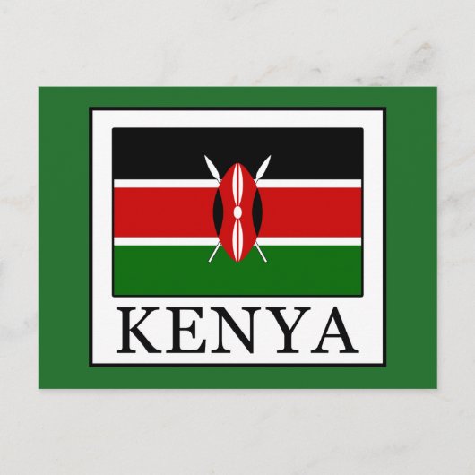 Kenia Briefkaart (Voorkant)