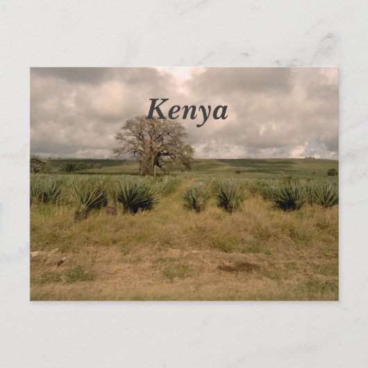 Kenia Briefkaart (Voorkant)