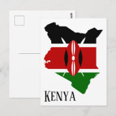 Kenia Briefkaart (Voorkant / Achterkant)
