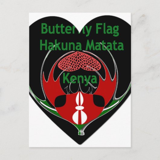 Kenia Briefkaart (Voorkant)