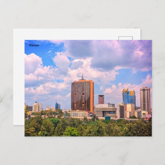 Kenia Briefkaart (Voorkant / Achterkant)