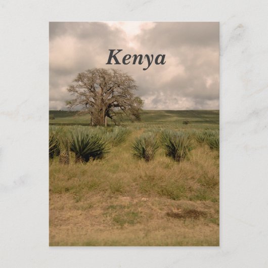 Kenia Briefkaart (Voorkant)