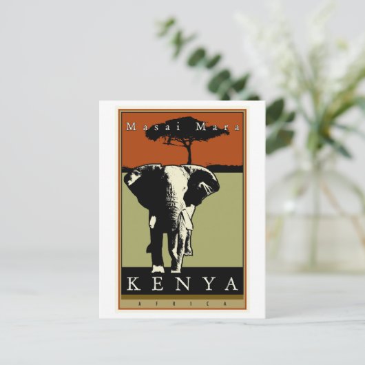 Kenia Briefkaart (Staand voorkant)