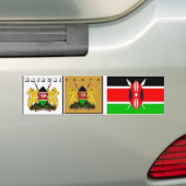 KENIA BUMPERSTICKER (Op auto)
