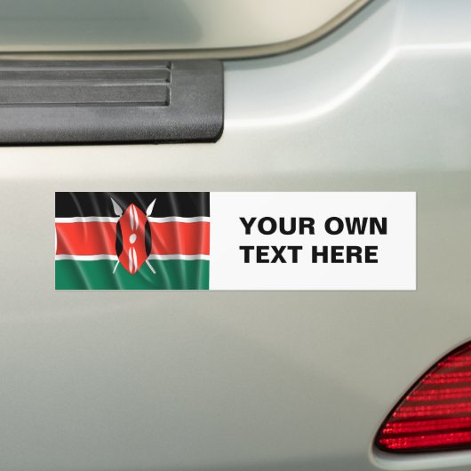 KENIA BUMPERSTICKER (Op auto)