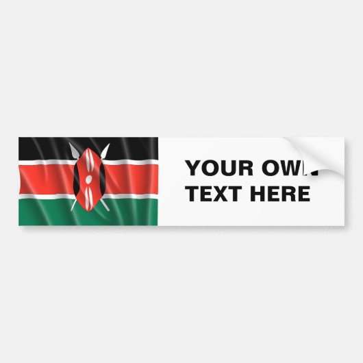 KENIA BUMPERSTICKER (Voorkant)