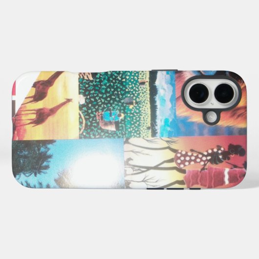 Kenia Case-Mate iPhone Case (Achterkant (horizontaal))