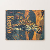 Kenia Cheetah Legpuzzel (Horizontaal)