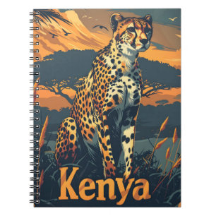 Kenia Cheetah  Notitieboek