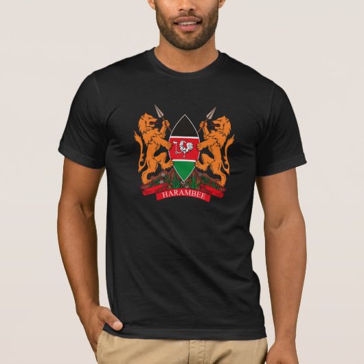 Kenia Coat of Arms T-shirt (Voorkant)