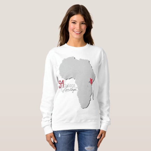 Kenia' Crewneck Sweatshirt (Voorkant volledig)