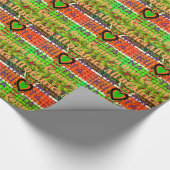 Kenia Edgy National Flag Kleuren Patroon Ontwerp Cadeaupapier (Hoek)