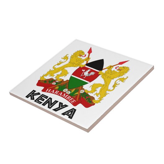 KENIA - embleem / vlag / wapen / symbool Tegeltje (Zijkant)