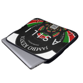 Kenia Erfgoed: Asili (Oorsprong) Aanpasbaar Laptop Sleeve