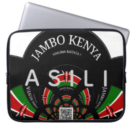 Kenia Erfgoed: Asili (Oorsprong) Aanpasbaar Laptop Sleeve