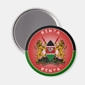 Kenia Erfgoed Embleem Magneet (Voorkant / Achterkant)