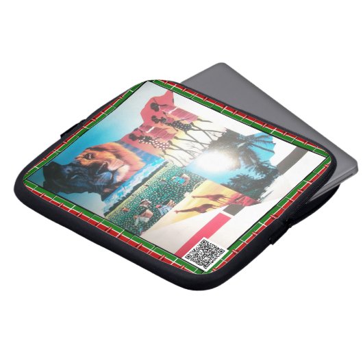 Kenia Erfgoed Harambee Laptop Sleeve (Voorkant top)