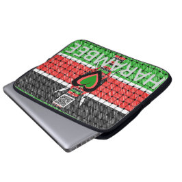 Kenia Erfgoed Harambee Samenwerken | Hart W Laptop Sleeve