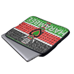 Kenia Erfgoed Harambee Samenwerken Hart W Laptop Sleeve