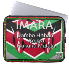 Kenia Erfgoed | Imara: Kracht of Stevigheid T Laptop Sleeve