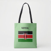 Kenia Flag Africa Tote Bag (Voorkant)