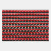 Kenia Flag, Heart & Kenyan Mode / Gift Set Inpakpapier Vel (Voorkant 2)