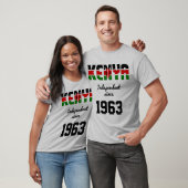 Kenia Flag Independence Celebration T-shirt (Unisex)