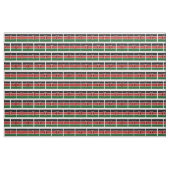 KENIA FLAG Kaart Omtrek Stof (Fat Quarter)