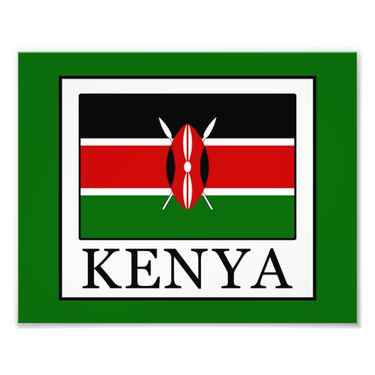 Kenia Foto Afdruk (Voorkant)