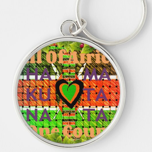 Kenia Hakuna Matata Sleutelhanger (Voorkant)