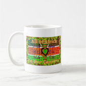 Kenia: Heel Afrika in één land - geweven vlag Koffiemok (Links)